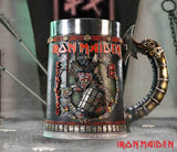Iron Maiden Senjutsu metal & resin hand painted Tankard 15.5cm - punk to funk heaven