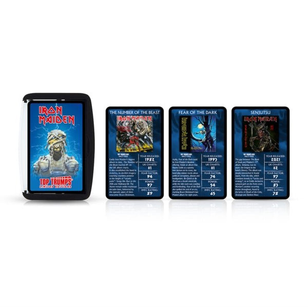 Iron Maiden Top Trumps Limited Edition game cards - punk to funk heaven