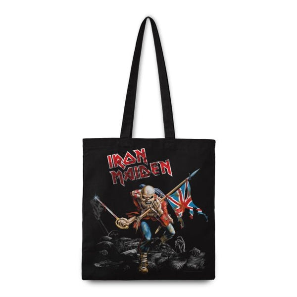 Iron Maiden Trooper Cotton Tote Bag - punk to funk heaven