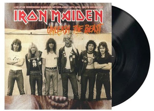 IRON MAIDEN UNLEASH THE BEAST - LIVE AT DE VEREENIGING NIJMEGEN, NETHERLANDS, 28TH APRIL 1981 FM BROADCAST VINYL LP - punk to funk heaven