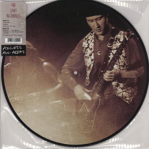 Jah Wobble ‎– Access All Areas Label: Demon Records ‎– DEMREC83 vinyl lp picture disc - punk to funk heaven
