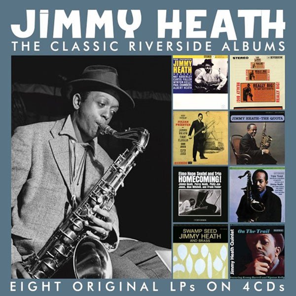 JIMMY HEATH THE CLASSIC RIVERSIDE ALBUMS (4CD) COMPACT DISC - 4 CD BOX SET - punk to funk heaven