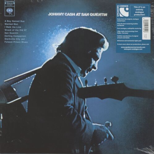 Johnny Cash ‎ Johnny Cash At San Quentin Speakers Corner ‎ CS 9827 Vinyl LP - punk to funk heaven