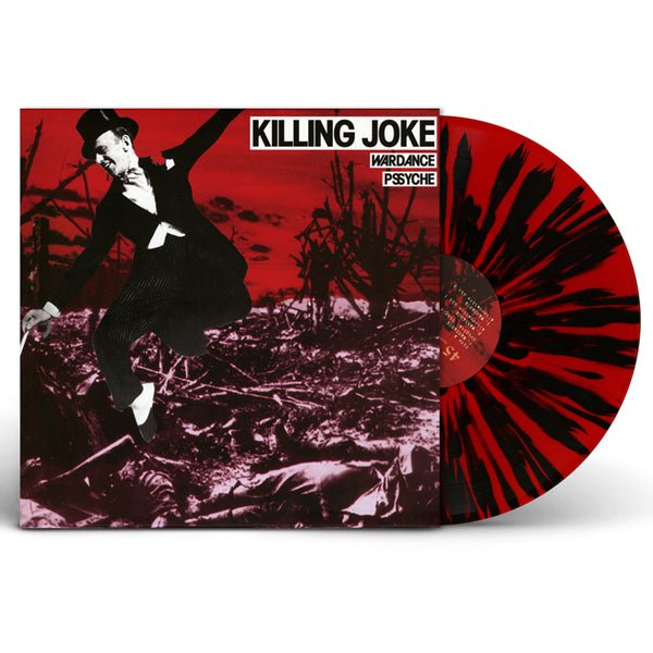 KILLING JOKE WARDANCE / PSSYCHE [RED & BLACK SPLATTERED VINYL] VINYL 12" - punk to funk heaven