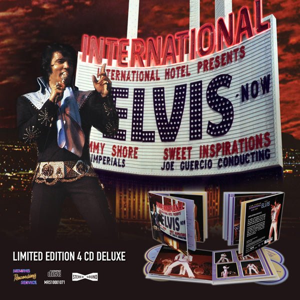LAS VEGAS INTERNATIONAL PRESENTS ELVIS – NOW 1971 (4CD DIGIBOOK) by ELVIS PRESLEY Compact Disc Book MRS10001071 - punk to funk heaven