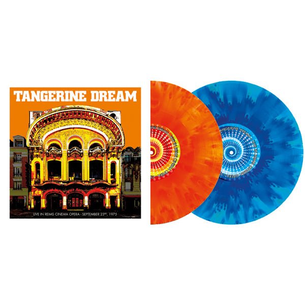 LIVE AT REIMS CINEMA OPERA (SEPTEMBER 23RD, 1975) (CLOUDY ORANGE + CLOUDY BLUE VINYL) (RSD 2022) by TANGERINE DREAM Vinyl Double Album - punk to funk heaven