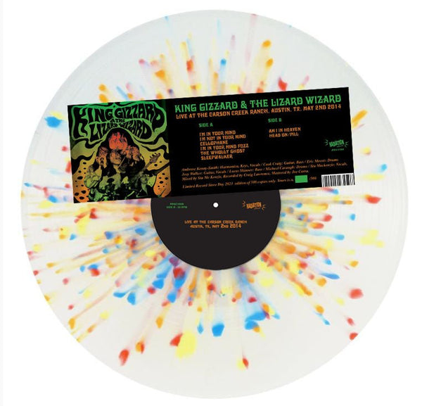 Live at the Carson Creek Ranch, Austin, TX, May 2nd 2014 Artist King Gizzard and the Lizard Wizard Format:Vinyl / 12" Album Coloured Vinyl (Limited Edition) - punk to funk heaven