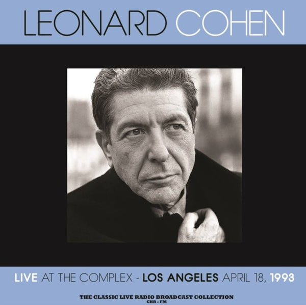 Live At The Complex 1993 (Blue Marble Vinyl) Artist LEONARD COHEN Format:LP Label:SECOND RECORDS Catalogue No:SRFM0022ME - punk to funk heaven