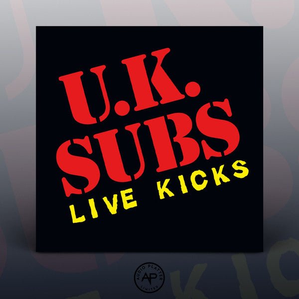 LIVE KICKS by UK SUBS Compact Disc PLATE012CD - punk to funk heaven