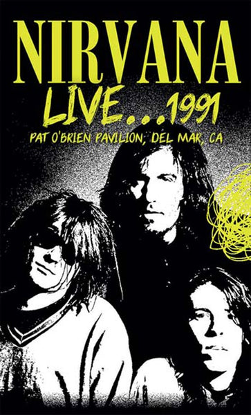 LIVE...1991 - PAT O'BRIEN PAVILLION, DEL MAR, CA by NIRVANA Music Cassette CGOC001 - punk to funk heaven