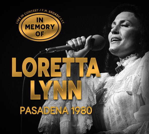 LORETTA LYNN PASADENA 1980 COMPACT DISC - punk to funk heaven