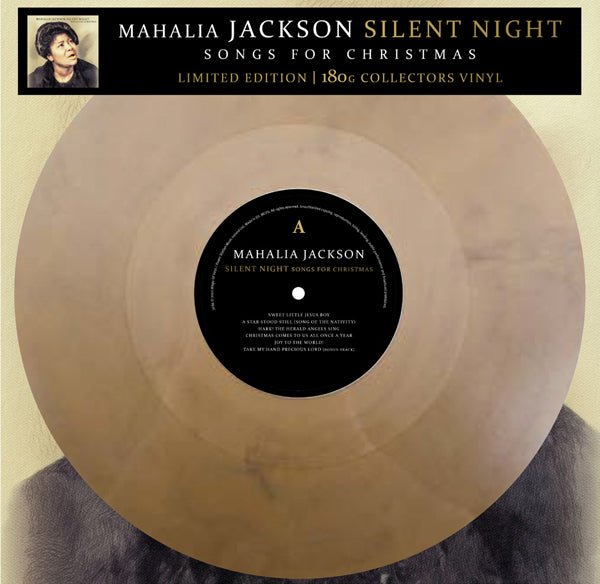MAHALIA JACKSON SILENT NIGHT - SONGS FOR CHRISTMAS (MARBLE) VINYL LP - punk to funk heaven