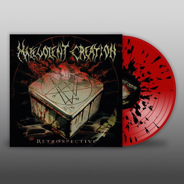 MALEVOLENT CREATION RETROSPECTIVE (RED/BLACK SPLATTER VINYL) VINYL DOUBLE ALBUM Item no. :BOBV957LPLTD - punk to funk heaven