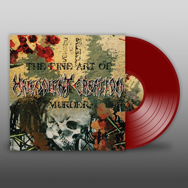 MALEVOLENT CREATION THE FINE ART OF MURDER (TRANSPARENT RED VINYL) VINYL DOUBLE - punk to funk heaven