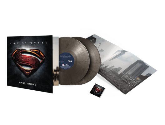 MAN OF STEEL (2LP SILVER & BLACK COLOURED) by ORIGINAL SOUNDTRACK Vinyl Double Album MOVATM285S Label: MUSIC ON VINYL - punk to funk heaven