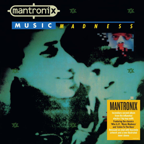 Mantronix Music Madness 140g Black Vinyl DEMREC682 - punk to funk heaven