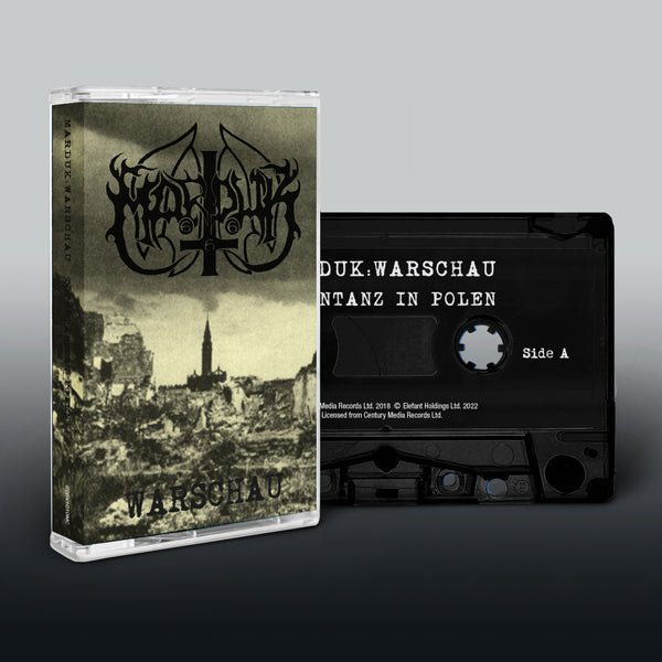 MARDUK WARSCHAU (LIVE) MUSIC CASSETTE - punk to funk heaven