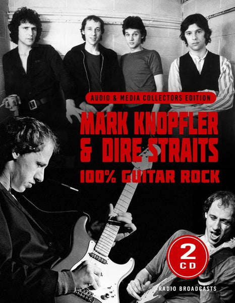MARK KNOPFLER & DIRE STRAITS 100% GUITAR ROCK (2CD) COMPACT DISC DOUBLE - punk to funk heaven