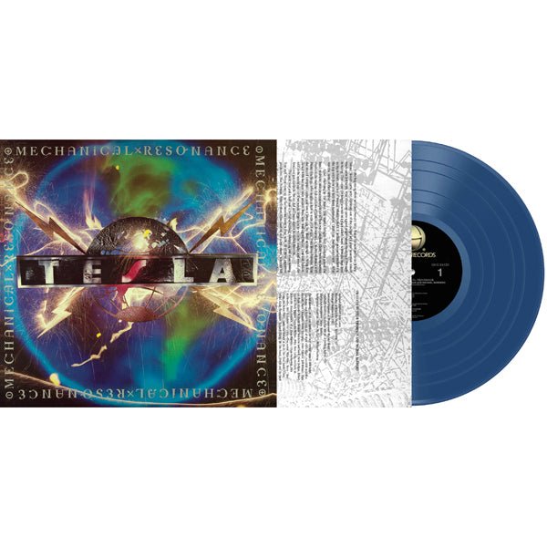 MECHANICAL RESONANCE (BLUE VINYL) (BLACK FRIDAY RSD 2021) by TESLA Vinyl LP - punk to funk heaven