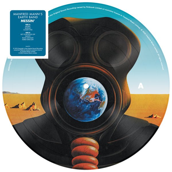 MESSIN' (PICTURE DISC) by MANFRED MANN'S EARTH BAND Vinyl 12" Picture Disc MMLPP5 - punk to funk heaven