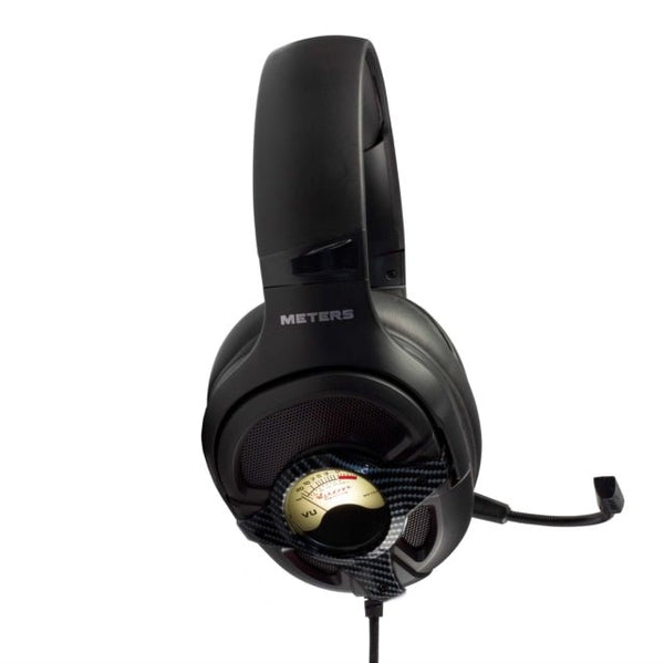 Meters Level Up Carbon Wired Gaming Headphones - punk to funk heaven
