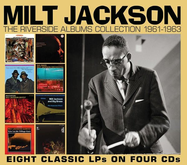 MILT JACKSON THE RIVERSIDE ALBUMS COLLECTION 1961 - 1963 (4CD) COMPACT DISC - 4 CD BOX SET - punk to funk heaven