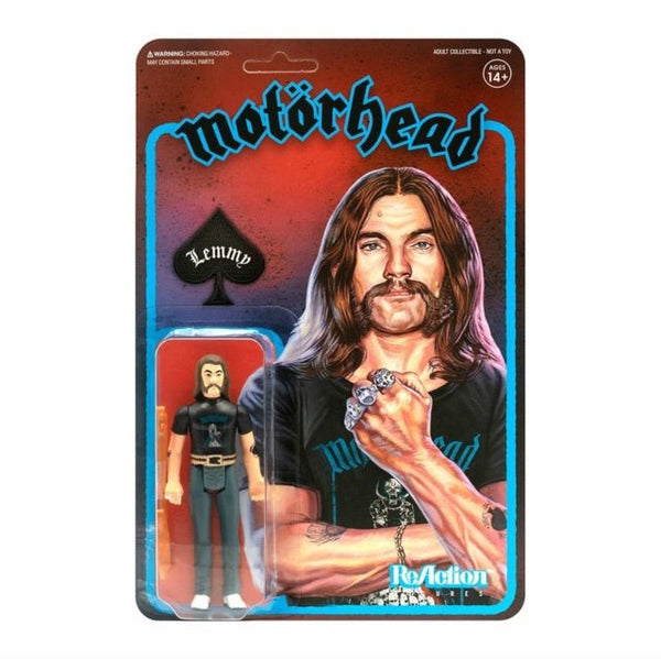 Motorhead Reaction Figure - Lemmy (Skull Pile Shirt) super 7 - punk to funk heaven