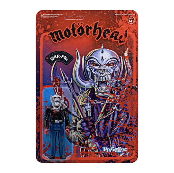 Motorhead Reaction Figure - Warpig (Bloody) super 7 - punk to funk heaven