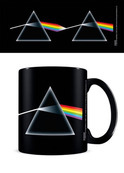 MUG Boxed Ceramic - MUSIC - Pink Floyd Dark Side of The Moon - BLACK INSIDE - punk to funk heaven