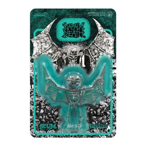 Napalm Death Reaction Figure Scum Demon Aquamarine super 7 - punk to funk heaven