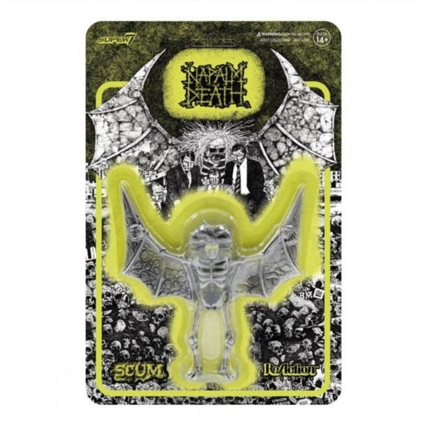 Napalm Death Reaction Figure - Scum Demon (Lime Green) super 7 - punk to funk heaven