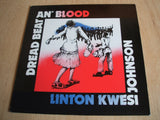 linton kwesi johnson Dread Beat An' Blood original 1981 uk press 12" vinyl lp