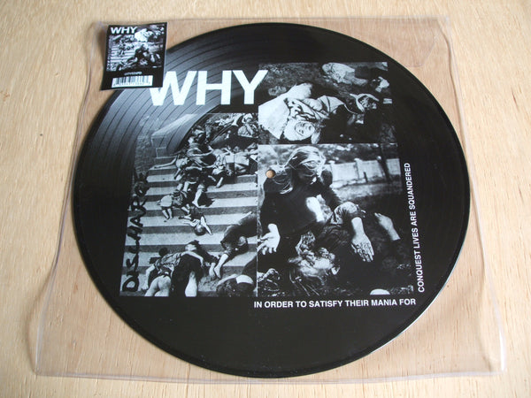 discharge  why ? 12 " vinyl picture disc  2017 record store day reissue