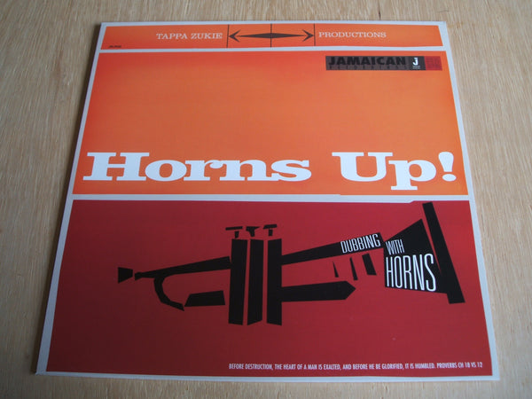 tappa zukie productions Horns Up "Dubbing With Horns" vinyl lp