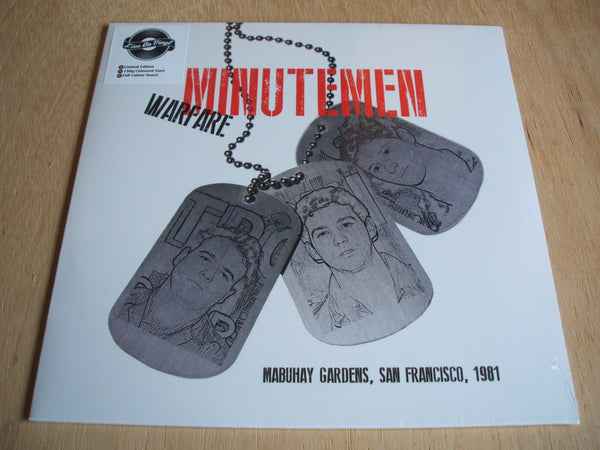 MINUTEMEN Warfare Mabuhay Gardens San Francisco 1981 Ltd Turquoise Vinyl LP