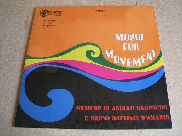 angelo baroncini bruno battisti Music For Movement remaster Vinyl Lp