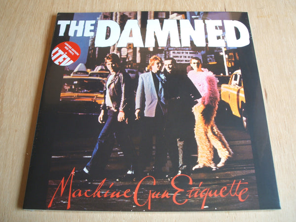 the damned Machine Gun Etiquette 2014 reissue red double vinyl lp