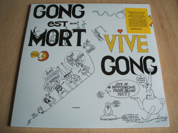 gong Gong Est Mort Vive Gong Reissue Remastered  White 2 x Vinyl Lp