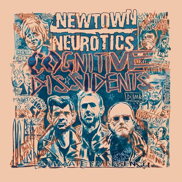 NEWTOWN NEUROTICS COGNITIVE DISSIDENTS COMPACT DISC Item no. :CADIZCD245 - punk to funk heaven
