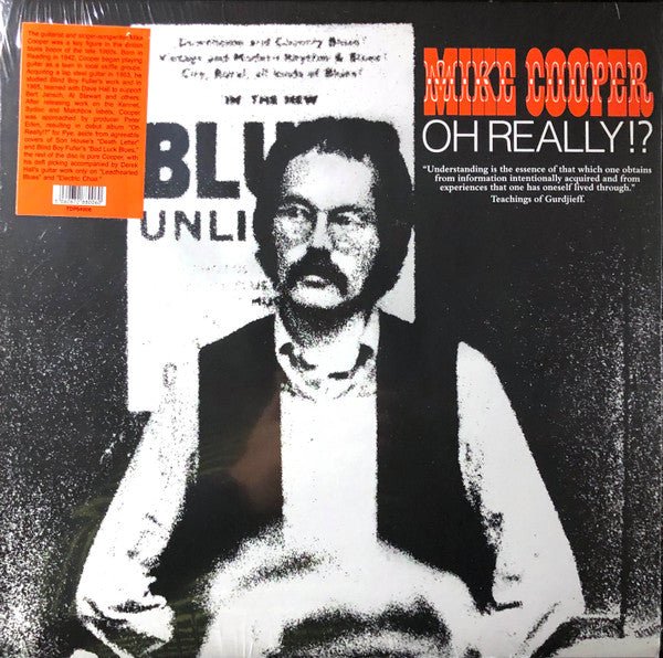 Oh Really?! Artist Mike Cooper Format:Vinyl / 12" Album Label:Trading Places Catalogue No:TDP54006 - punk to funk heaven