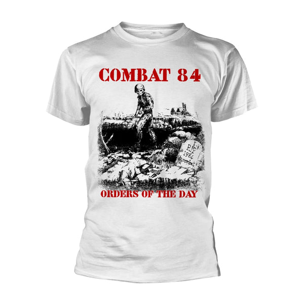 ORDERS OF THE DAY (WHITE) by COMBAT 84 T-Shirt PRE ORDER - punk to funk heaven