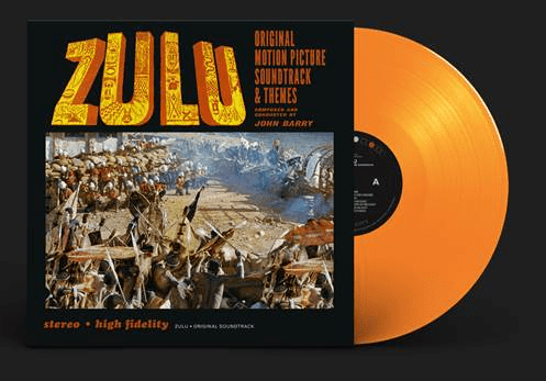 OST: ZULU (Original Motion Picture Soundtrack & Themes) Music by John Barry 1LP on Pumpkin Orange Vinyl - punk to funk heaven