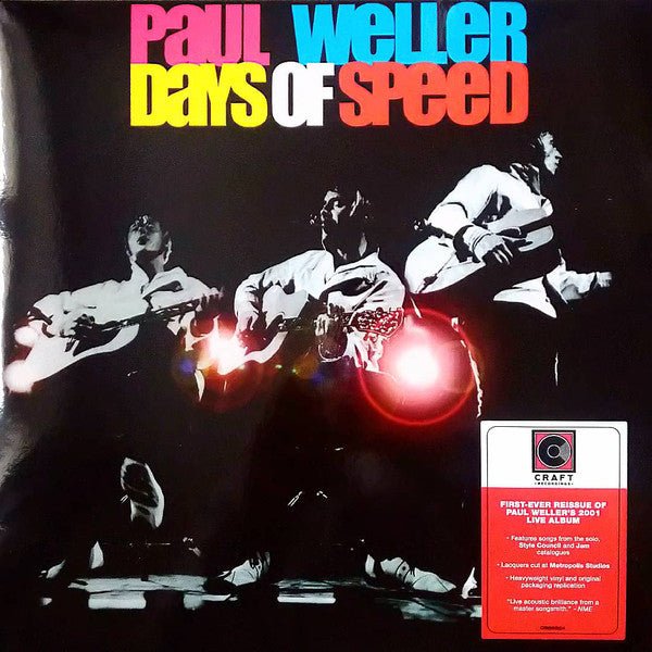 Paul Weller ‎– Days Of Speed Craft Recordings ‎– CR00204 2 x vinyl lp - punk to funk heaven