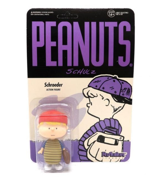 Peanuts Reaction Figure - Baseball Schroeder super 7 - punk to funk heaven