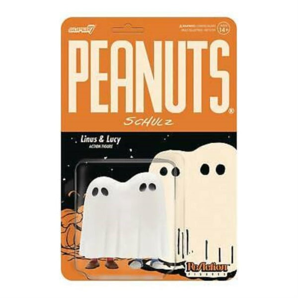 Peanuts Reaction Figure Wave 4 - Linus & Lucy Ghost super 7 - punk to funk heaven