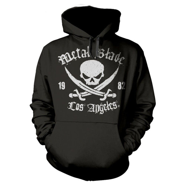 PIRATE LOGO by METAL BLADE RECORDS Hooded Sweatshirt - punk to funk heaven