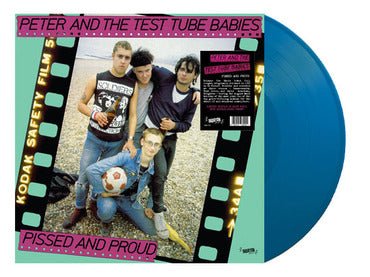 Pissed And Proud (Blue Vinyl lp) PETER AND THE TEST TUBE BABIES RADIATION REISSUES No:RRS70CV - punk to funk heaven