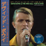 DAVID BOWIE THE NHK HALL TOKYO 1978 180g numbered BLUE Vinyl with ALTERNATE COVER