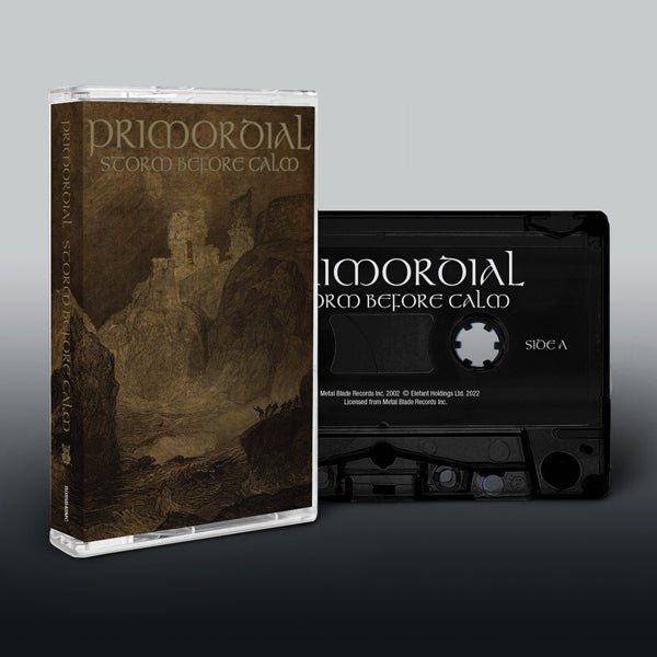 PRIMORDIAL STORM BEFORE CALM (REISSUE) MUSIC CASSETTE Item no. :BOBV848MC - punk to funk heaven