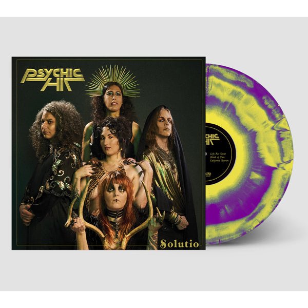 PSYCHIC HIT SOLUTIO (PURPLE/GOLD SWIRL VINYL) VINYL LP SRR067PG - punk to funk heaven